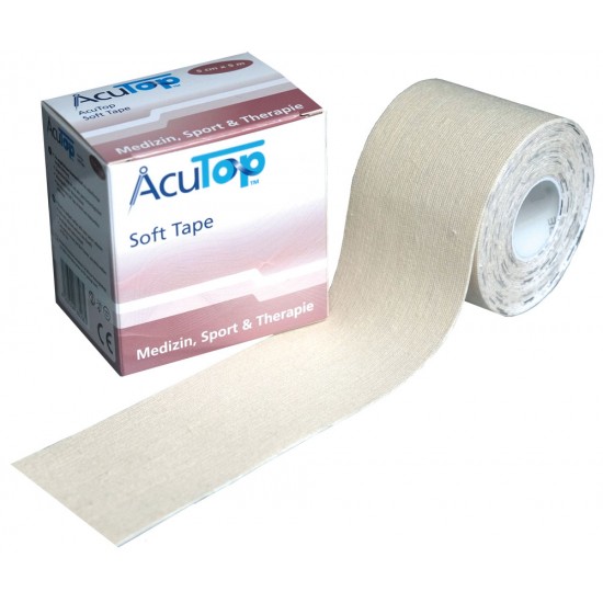 Tape Κινησιοθεραπείας Acu Top Soft (Ρολό 5cm x 5m)