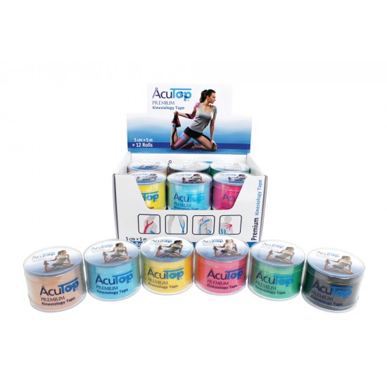 Tape Κινησιοθεραπείας Acu Top Premium (Ρολό 5cm x 5m)