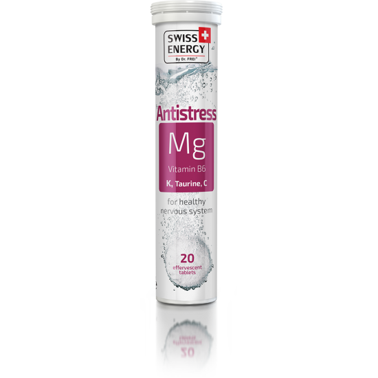 Βιταμίνη ANTI-STRESS Mg + Vitamin B6,K,Taurine,C Swiss Energy